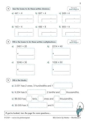 CGP Books - New KS3 Maths Catch-Up Workbook 5 (with Answers) - Paperba image 6