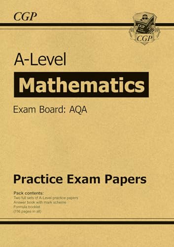 CGP Books - New A-Level Maths AQA Practice Papers (for the exams in 20 image 1