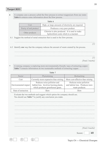 CGP Books - New GCSE Combined Science AQA Grade 8-9 Targeted Exam Prac image 6