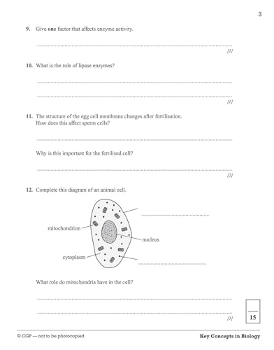 CGP Books - New Grade 9-1 GCSE Combined Science: Edexcel 10-Minute Tes image 3