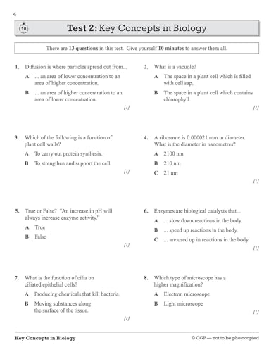 CGP Books - New Grade 9-1 GCSE Combined Science: Edexcel 10-Minute Tes image 4