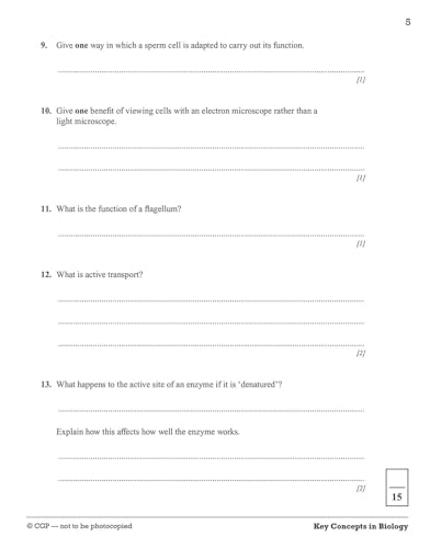 CGP Books - New Grade 9-1 GCSE Combined Science: Edexcel 10-Minute Tes image 5