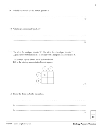 CGP Books - New Grade 9-1 GCSE Combined Science: Edexcel 10-Minute Tes image 9
