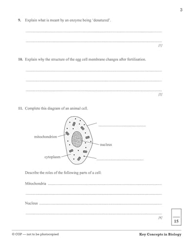 CGP Books - New Grade 9-1 GCSE Biology: Edexcel 10-Minute Tests (with image 3