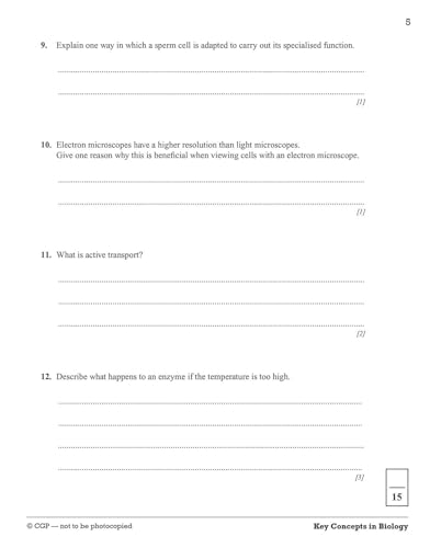CGP Books - New Grade 9-1 GCSE Biology: Edexcel 10-Minute Tests (with image 5