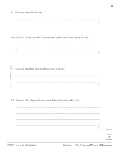 CGP Books - New Grade 9-1 Edexcel International GCSE Biology: 10-Minut image 3