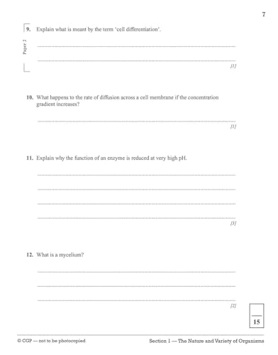 CGP Books - New Grade 9-1 Edexcel International GCSE Biology: 10-Minut image 7