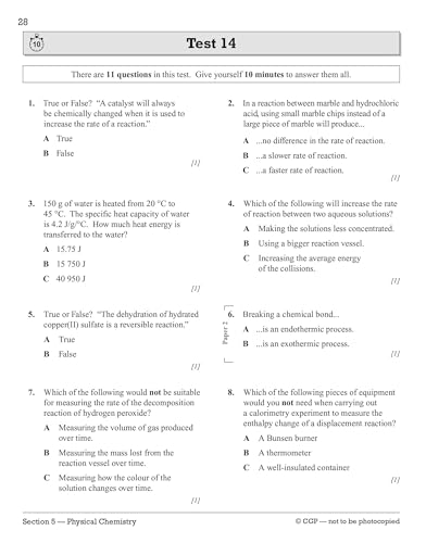 CGP Books - New Grade 9-1 Edexcel International GCSE Chemistry: 10-Min image 2