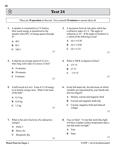CGP Books - New Grade 9-1 Edexcel International GCSE Physics: 10-Minut image 6