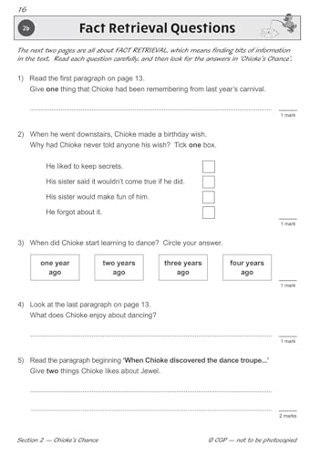 CGP Books - New KS2 English Reading SAT Buster: Fiction Book 2 (for te image 6