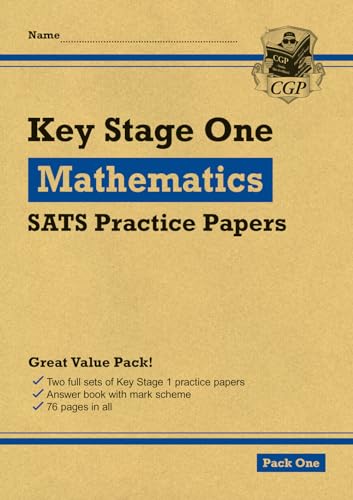 CGP Books - New KS1 Maths SATS Practice Papers: Pack 1 (for the 2019 t image 1