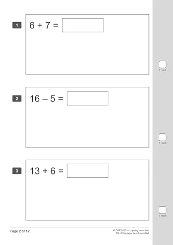 CGP Books - New KS1 Maths SATS Practice Papers: Pack 1 (for the 2019 t image 3
