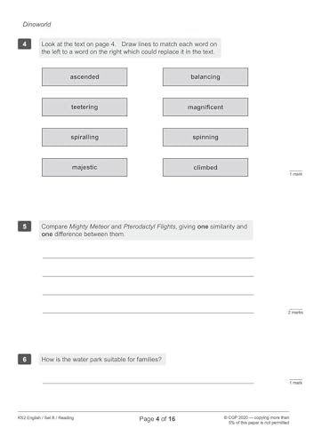 CGP Books - New KS2 English SATS Practice Papers: Pack 2 (for the test image 6