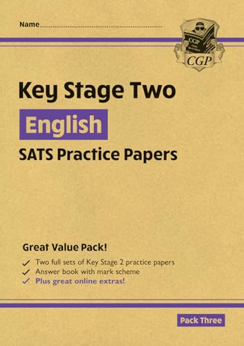 CGP Books - New KS2 English SATS Practice Papers: Pack 3 (for the test image 1