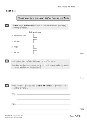 CGP Books - New KS2 English SATS Practice Papers: Pack 3 (for the test image 6