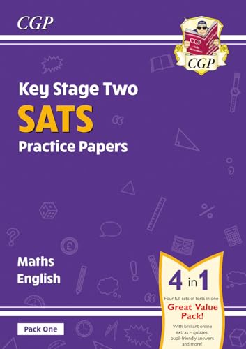 CGP Books - New KS2 Maths and English SATS Practice Papers Pack (for t image 1