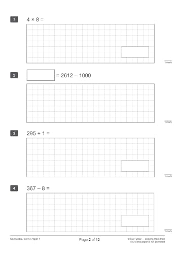 CGP Books - New KS2 Maths SATS Practice Papers: Pack 2 (for the 2019 t image 3