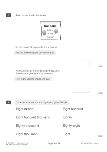 CGP Books - New KS2 Maths SATS Practice Papers: Pack 2 (for the 2019 t image 9