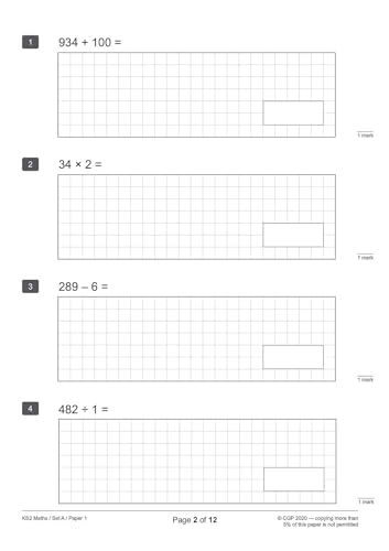 CGP Books - New KS2 Maths SATS Practice Papers: Pack 4 (for the 2019 t image 3