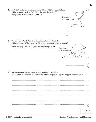 CGP Books - New Grade 9-1 GCSE Maths Edexcel 10-Minute Tests - Higher image 5
