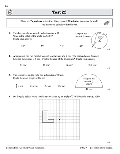 CGP Books - New Grade 9-1 GCSE Maths Edexcel 10-Minute Tests - Higher image 6