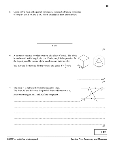 CGP Books - New Grade 9-1 GCSE Maths Edexcel 10-Minute Tests - Higher image 7