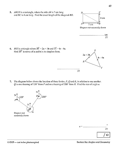CGP Books - New Grade 9-1 GCSE Maths Edexcel 10-Minute Tests - Foundat image 3