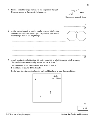 CGP Books - New Grade 9-1 GCSE Maths Edexcel 10-Minute Tests - Foundat image 7