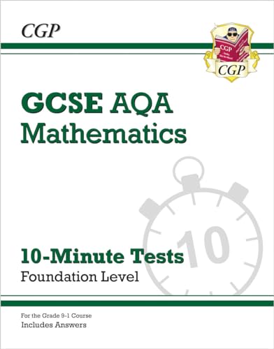 CGP Books - New Grade 9-1 GCSE Maths AQA 10-Minute Tests - Foundation image 1