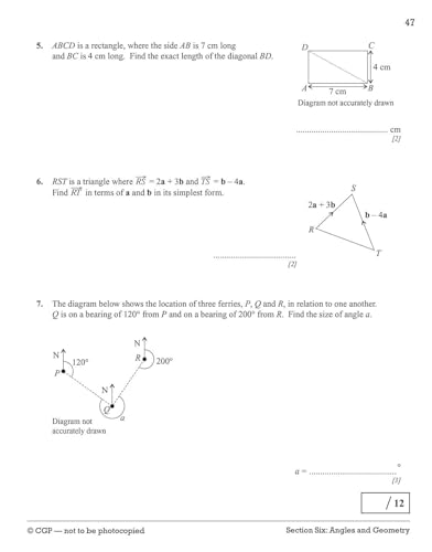 CGP Books - New Grade 9-1 GCSE Maths AQA 10-Minute Tests - Foundation image 3