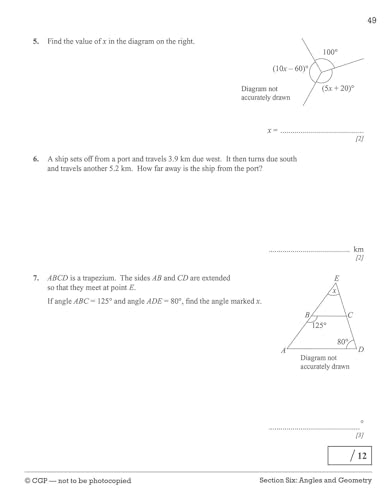 CGP Books - New Grade 9-1 GCSE Maths AQA 10-Minute Tests - Foundation image 5