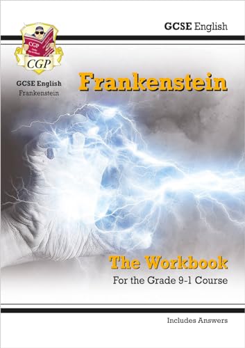 CGP Books - New Grade 9-1 GCSE English - Frankenstein Workbook (includ image 1