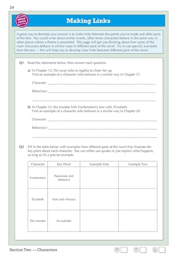 CGP Books - New Grade 9-1 GCSE English - Frankenstein Workbook (includ image 7
