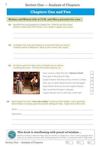 CGP Books - New Grade 9-1 GCSE English - The Sign of the Four Workbook image 3