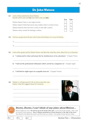 CGP Books - New Grade 9-1 GCSE English - The Sign of the Four Workbook image 6