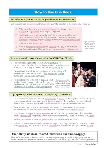 CGP Books - New Grade 9-1 GCSE English Shakespeare - The Merchant of V image 2