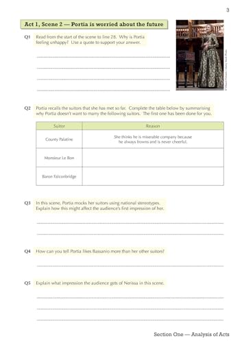 CGP Books - New Grade 9-1 GCSE English Shakespeare - The Merchant of V image 4