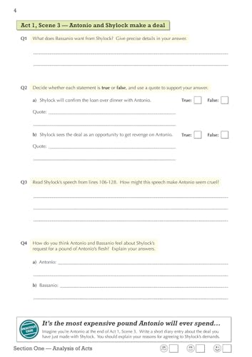 CGP Books - New Grade 9-1 GCSE English Shakespeare - The Merchant of V image 5