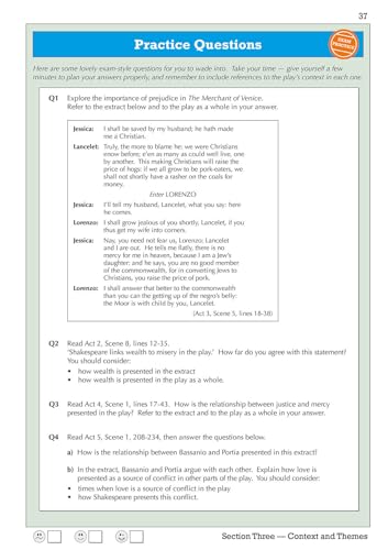 CGP Books - New Grade 9-1 GCSE English Shakespeare - The Merchant of V image 9
