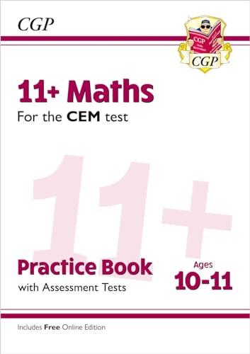 CGP Books - New 11+ CEM Maths Practice Book & Assessment Tests - Ages image 1