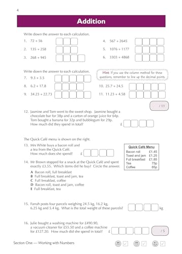 CGP Books - New 11+ CEM Maths Practice Book & Assessment Tests - Ages image 4