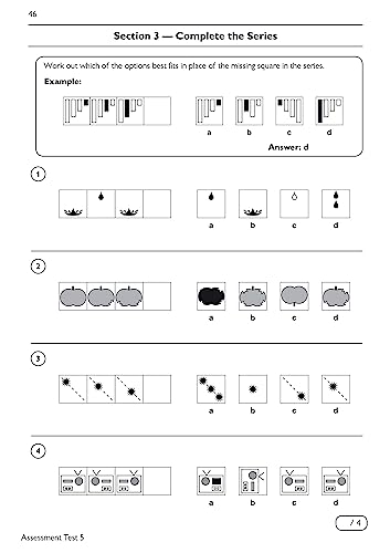New 11+ CEM Non-Verbal Reasoning Practice Book & Assessment Tests - Ag image 6