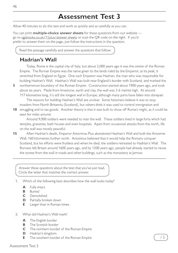 CGP Books - New 11+ GL English Practice Book & Assessment Tests - Ages image 6
