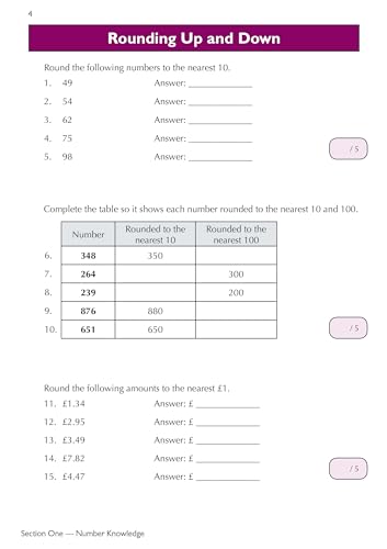 CGP Books - New 11+ GL Maths Practice Book & Assessment Tests - Ages 7 image 4