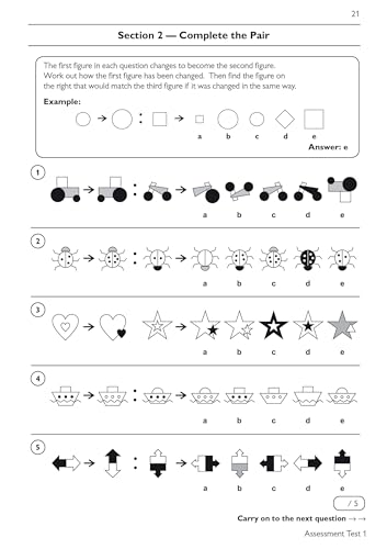 CGP Books - New 11+ GL Non-Verbal Reasoning Practice Book & Assessment image 5