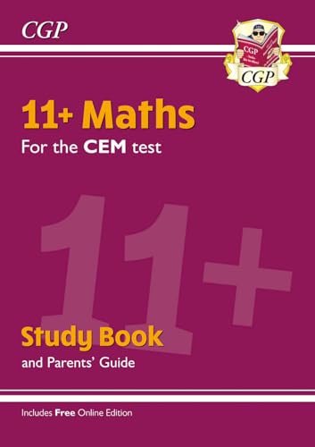 CGP Books - New 11+ CEM Maths Study Book (with Parents' Guide & On image 1