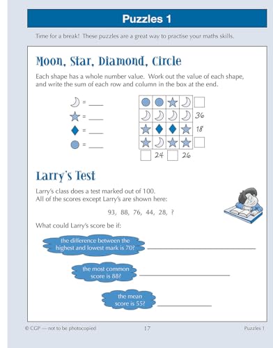 CGP Books - New 11+ CEM 10-Minute Tests: Maths - Ages 10-11 Book 1 (wi image 5