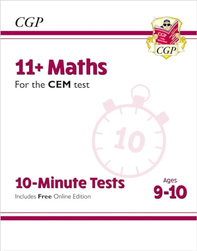 CGP Books - New 11+ CEM 10-Minute Tests: Maths - Ages 9-10 (with Onlin image 1