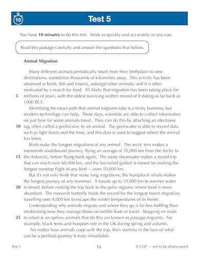 CGP Books - New 11+ CEM 10-Minute Tests: Verbal Reasoning - Ages 10-11 image 2