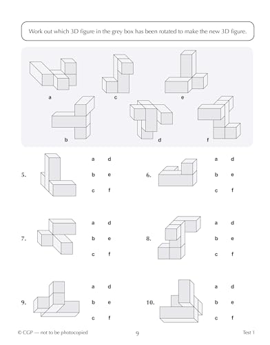 CGP Books - New 11+ CEM 10-Minute Tests: Non-Verbal Reasoning - Ages 1 image 3